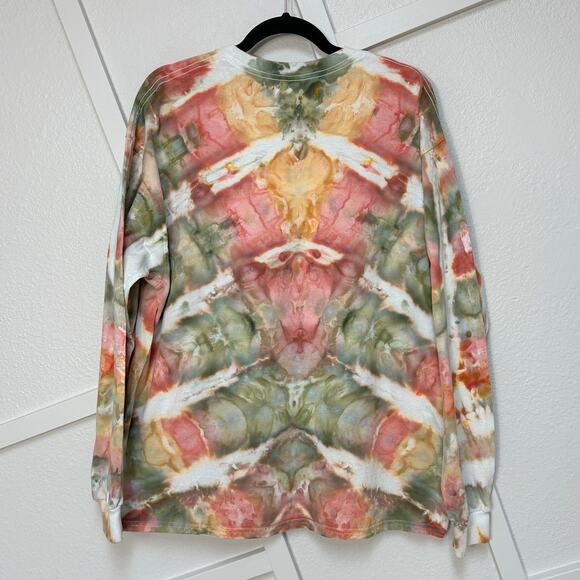Hand Dyed by Waxon Studio Sweatshirt Unisex Tie Dyed Long Sleeve Pullover Sz: XL - Picture 3 of 8